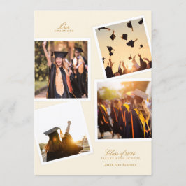 Anuncio multi 4 photo frame graduation high school