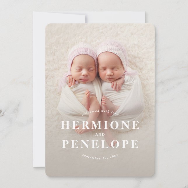 Anuncio Múltiples fotos gemelas modernas geométricas + tip (Anverso)