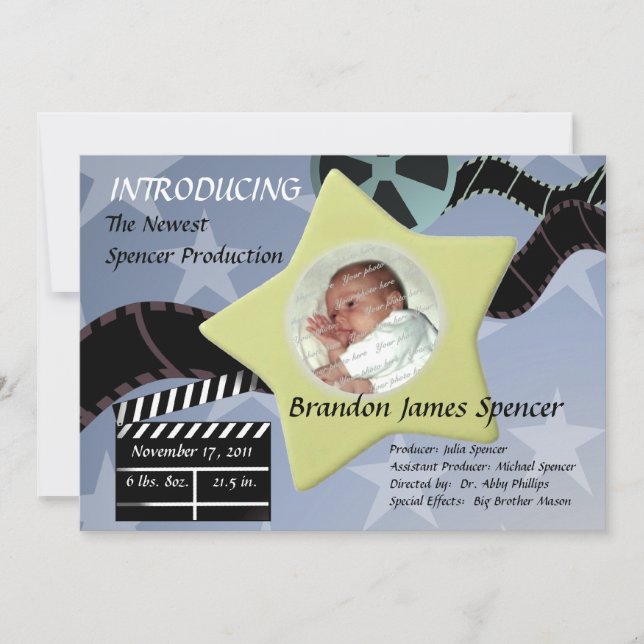 Anuncio Nace/ azul una estrella (Anverso)