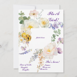 Anuncio Nacimiento de abeja floral
