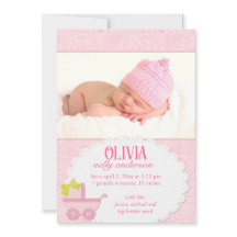 Nacimiento de la foto de una bebé de transporte ro