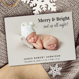 Anuncio Nacimiento De Merry Y Bright 5 Navidades De Fotogr