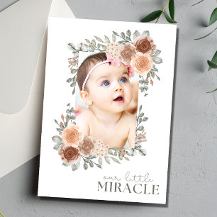 Anuncio Nacimiento de Nuestra Pequeña Niña Fotos Milagros