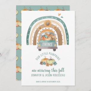 Anuncio Nacimiento de nuestros pequeños gemelos arcoiris