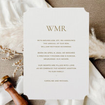 Nacimiento del niño de Iniciales Gris Ligeras