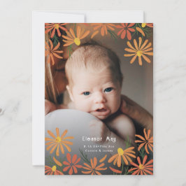 Anuncio Nacimiento fotográfico de Daisies pintados