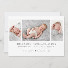 Anuncio Nacimiento fotográfico moderno 3