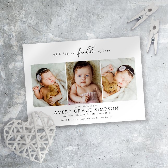 Anuncio Nacimiento moderno de tres bebes fotográficas (Subido por el creador)