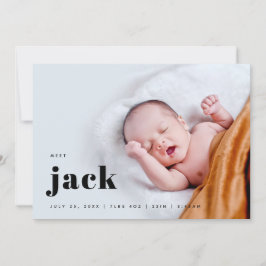 Anuncio Nacimiento negrita moderno del bebé