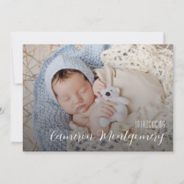 Anuncio Nacimiento simple de varios Collages de fotos