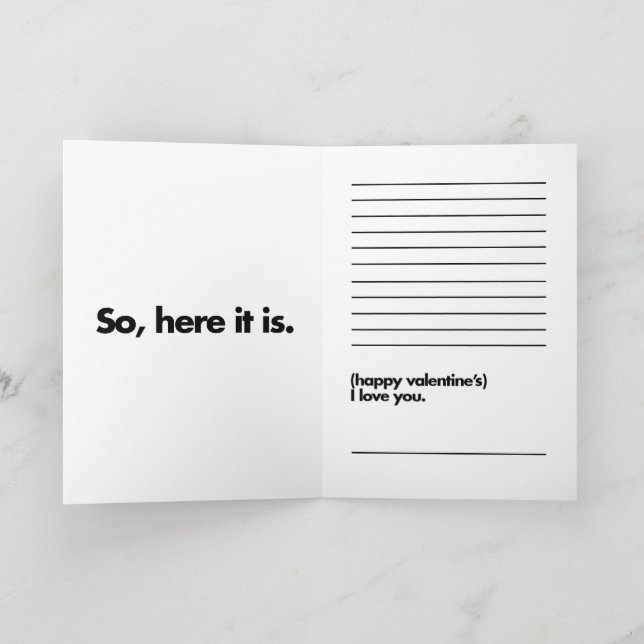 Anuncio Nada cursi en San Valentín (Interior)