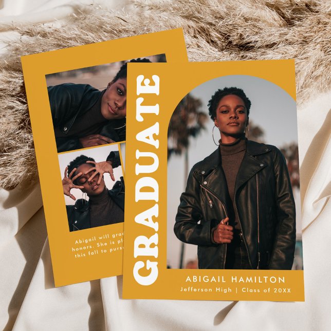 Anuncio Naranja amarillo-arco de compensación 4 Graduación (Subido por el creador)