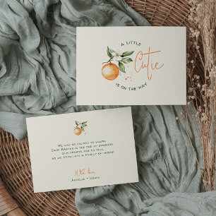 Anuncio Naranja Citrus Pequeño Embarazo Cutáneo