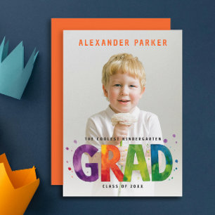 Anuncio Naranja de grado moderno fotográfico retrato acuar