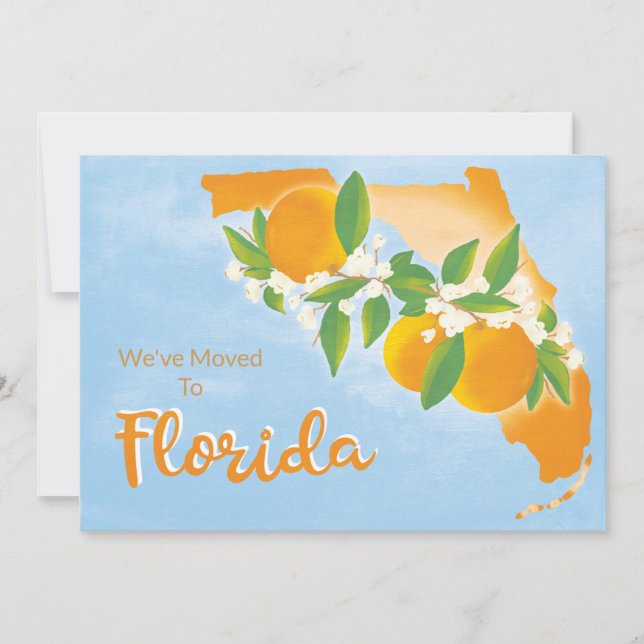 Anuncio Naranja estatal de Florida florece y mueve nueva d (Anverso)