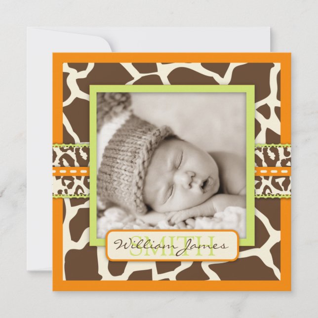 Anuncio Naranja Safari Boy Square (Anverso)