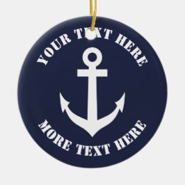 Anuncio náutico: adorno de Navidad para marinero