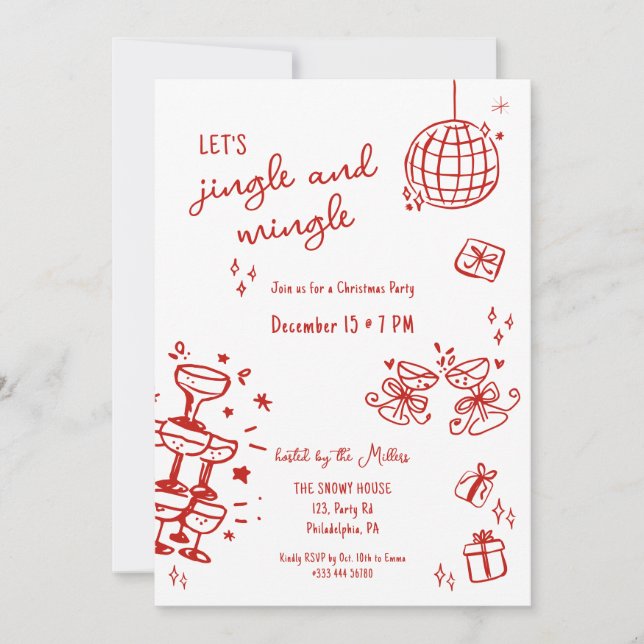 Anuncio navidades caprichosos fiesta jingle y mingle (Anverso)