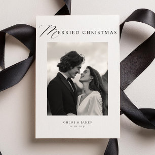 Anuncio Navidades casados Boda elegante de vacaciones mode