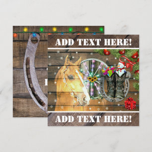 Anuncio Navidades Cowboy Boots Garland