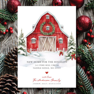 Anuncio Navidades de Barnyard festivos mudándose de Invita