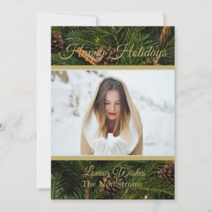 Anuncio Navidades de fotografía de Personalizado de vacaci