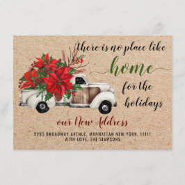 Anuncio Navidades de la granja de maíz Camión Poinsettia e