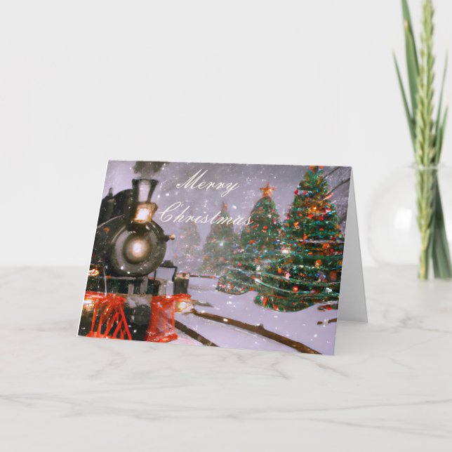 Anuncio Navidades de los trenes de invierno (Anverso)