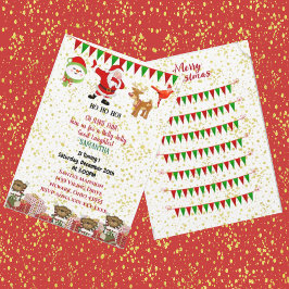 Anuncio Navidades de Snowman renos de Santa Crew