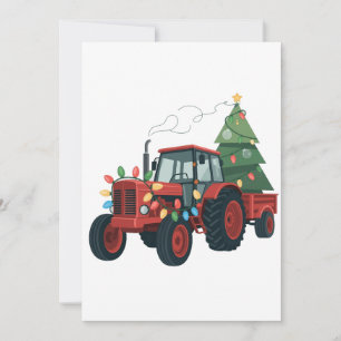 Anuncio Navidades de tractores de tractores de navidad