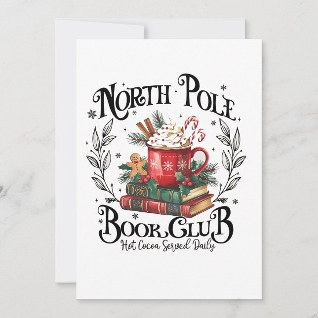 Anuncio Navidades del North Pole Book Club (Anverso)