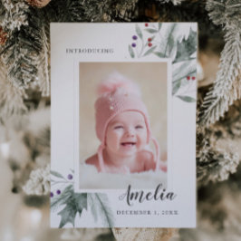 Anuncio Navidades Foliage Baby Photo Birth