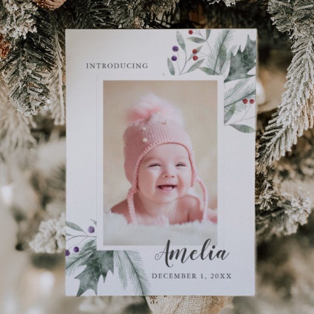 Anuncio Navidades Foliage Baby Photo Birth (Subido por el creador)