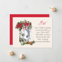 Anuncio Navidades rusos fotografian Save the Date