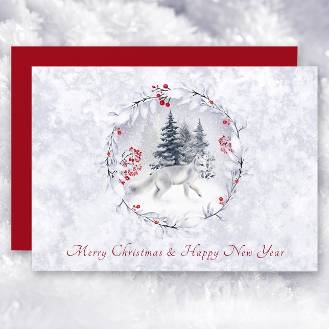 Anuncio Navidades tradicionales y carta de nieve del año n (Traditional Christmas and New year snow Card)
