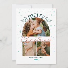 Anuncio Navidades Whimisicales Arch Multi-Photo Card