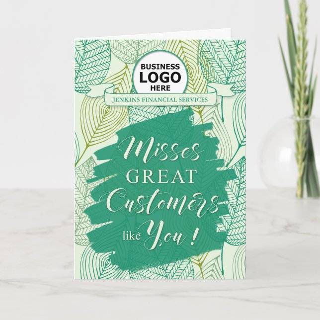 Anuncio Negocio de logotipos botánicos ROUND para clientes (Anverso)