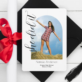 Anuncio Negro moderno, lo hizo arch Photo