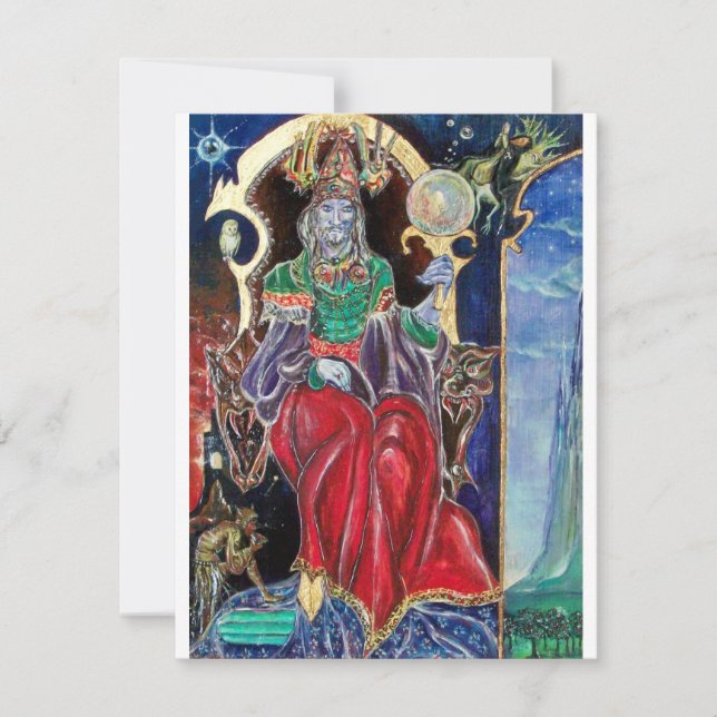 Anuncio NEUROMANCER Rey Mágico, Oro Azul Rojo (Anverso)