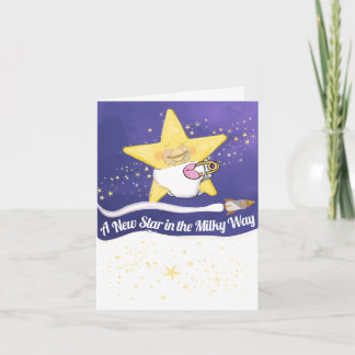 Anuncio Newborn Baby Girl Star Announcement