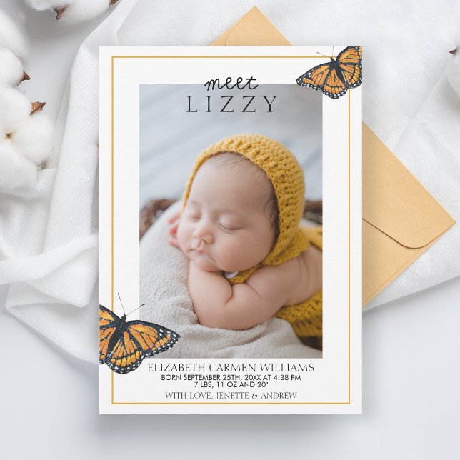 Anuncio Nickname Meet Baby Butterflies Nacimiento (Subido por el creador)