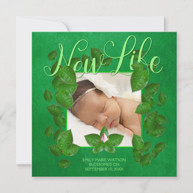 Anuncio Niña bebé con vida nueva (Anverso)