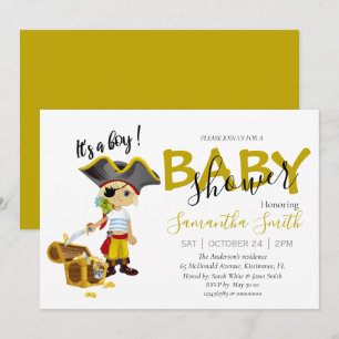 Anuncio Niño pirata de Baby Shower