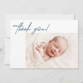 Anuncio Niño simple y moderno Nacimiento azul Ducha de beb