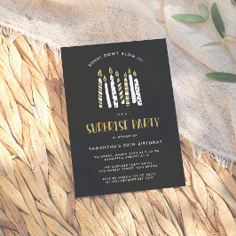 Anuncio No lo soples, fiesta de cumpleaños sorpresa de Pur