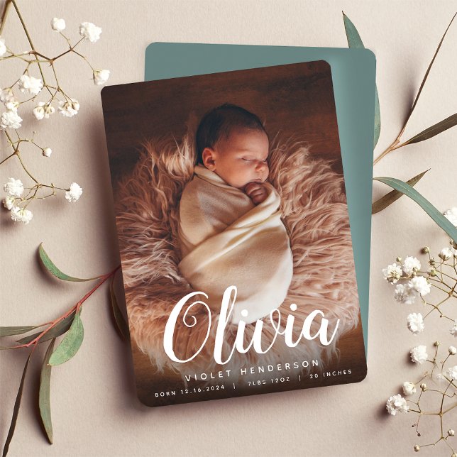 Anuncio nombre del texto | Nacimiento vertical de la foto (Subido por el creador)