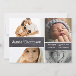 Anuncio Nombre personalizado de tablero de Collage de foto