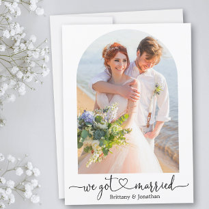 Anuncio Nos Casamos Con El Boda Del Arco Corazón De La Cal