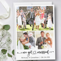Nos casamos con tres Bodas de fotografía caligráfi