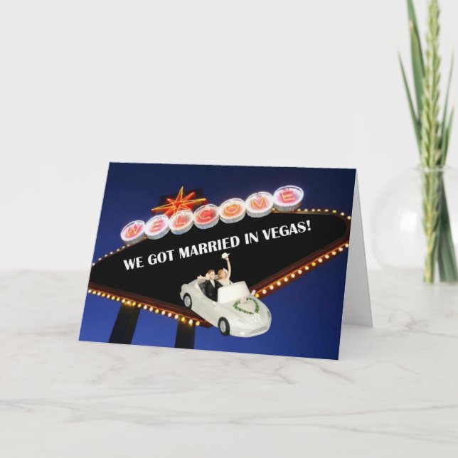 ANUNCIO ¡NOS CASAMOS EN VEGAS! BRIDE Y CRECIMIENTO EN LEAV (Anverso)